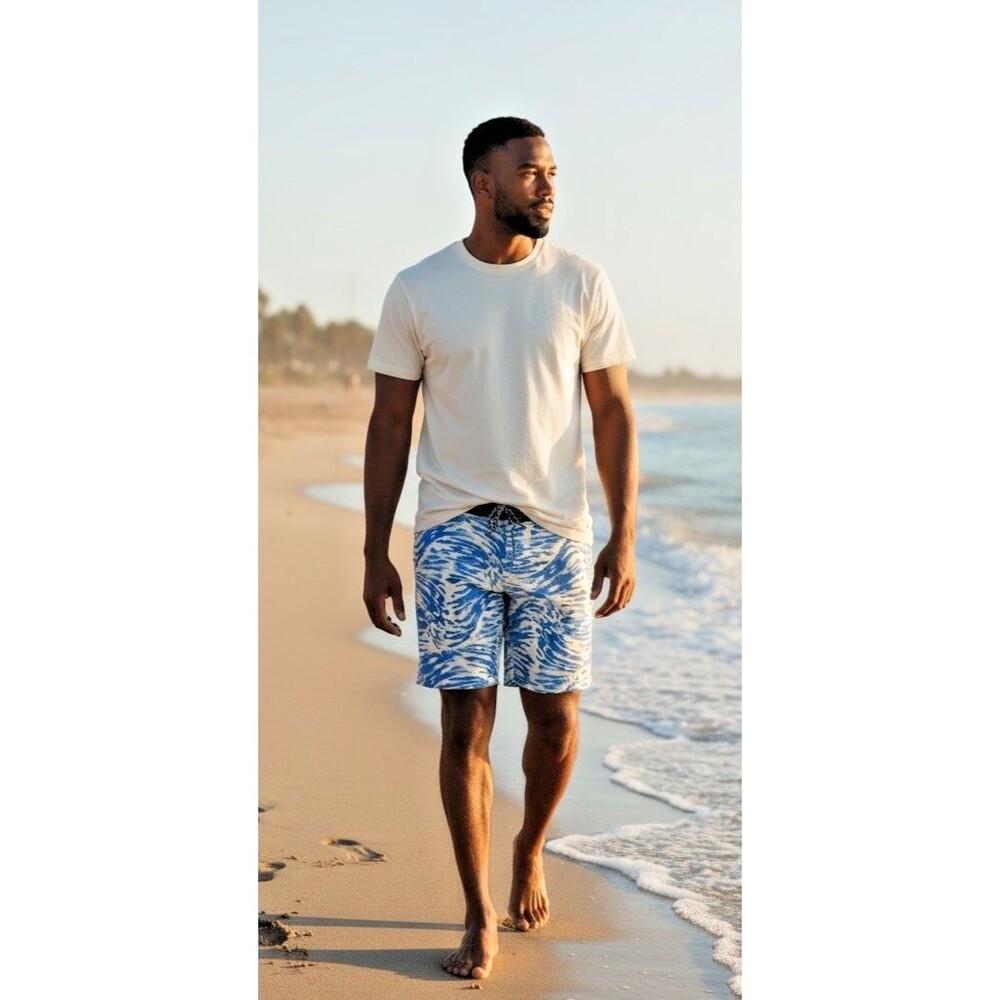 Katin mens surf board swim shorts sz 30 drawstring gorpcore summer retail $75